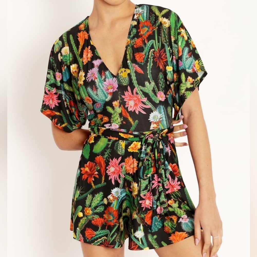 Blackmilk desert flower slinky playsuit